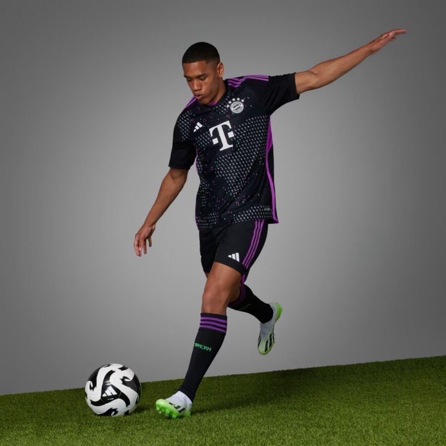 áo adidas fc bayern 2324 away jersey 'black purple' hr6947