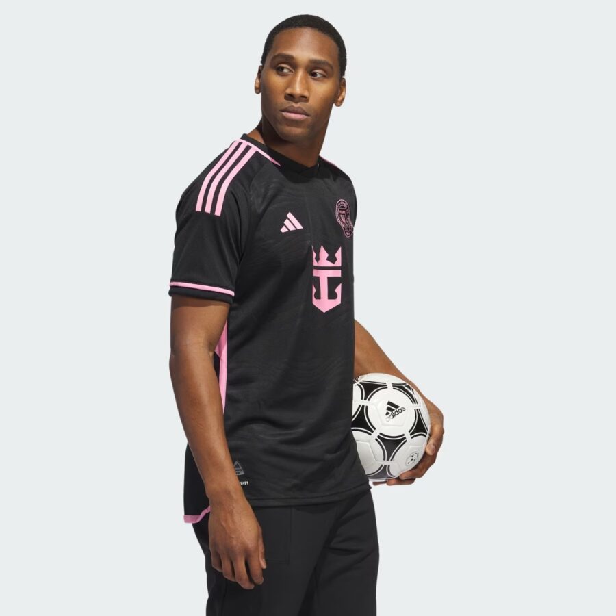 áo adidas inter miami cf 2324 messi away jersey 'black pink' je9745