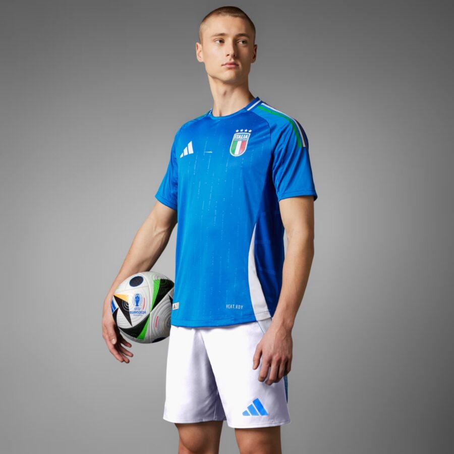 áo adidas italy 2024 home authentic jersey ‘blue’ in0658