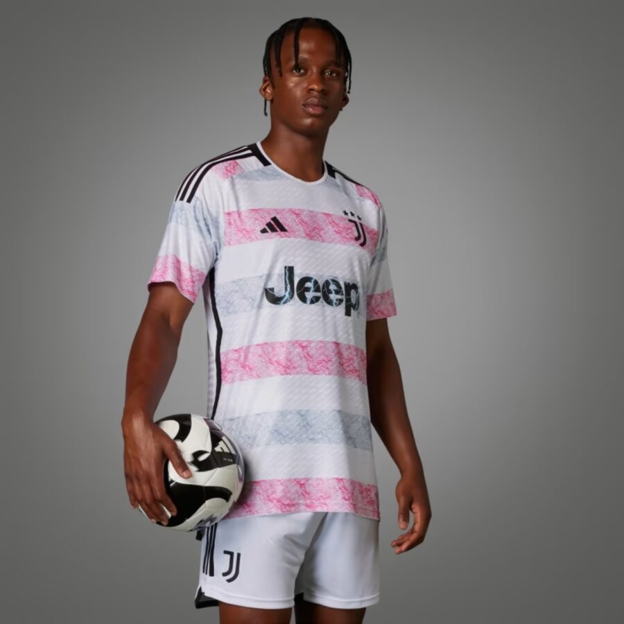 áo adidas juventus 2324 away jersey 'white pink' hr8246