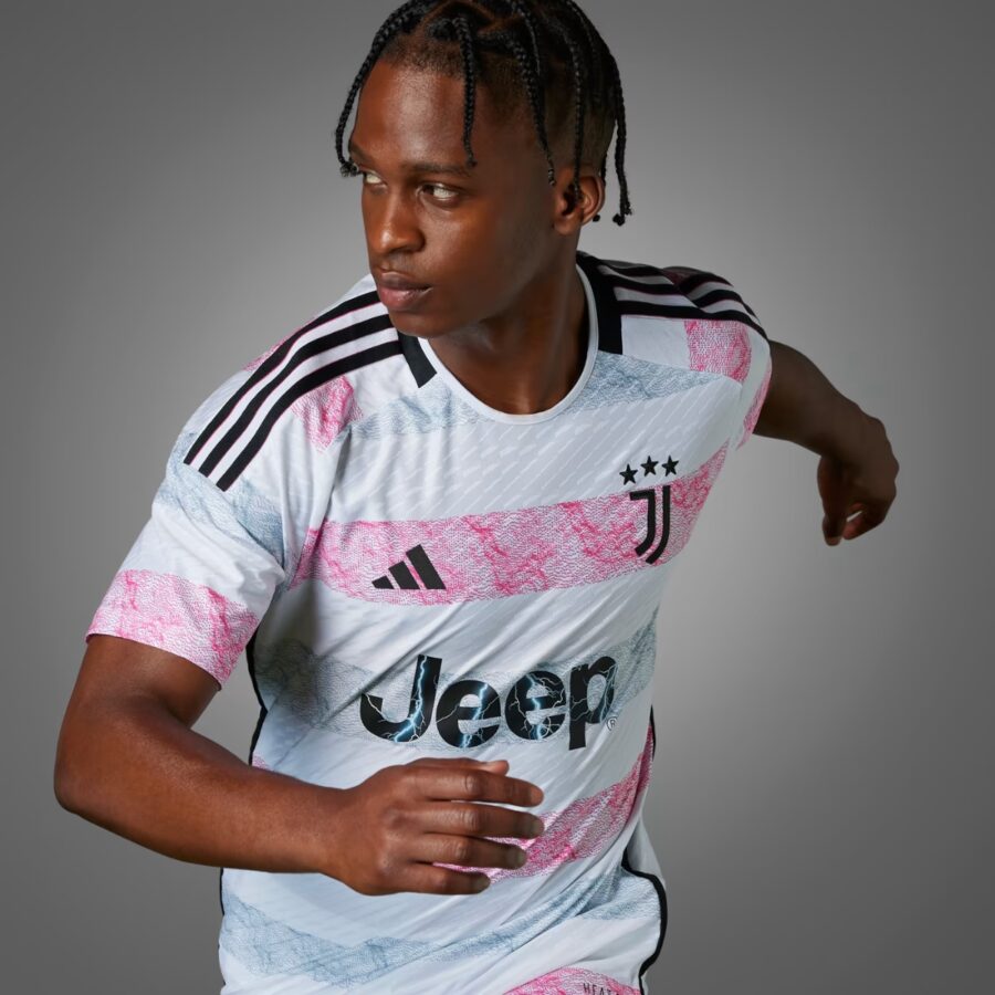 áo adidas juventus 2324 away jersey 'white pink' hr8246