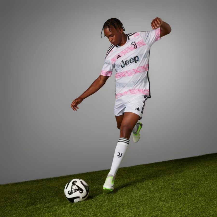 áo adidas juventus 2324 away jersey 'white pink' hr8246