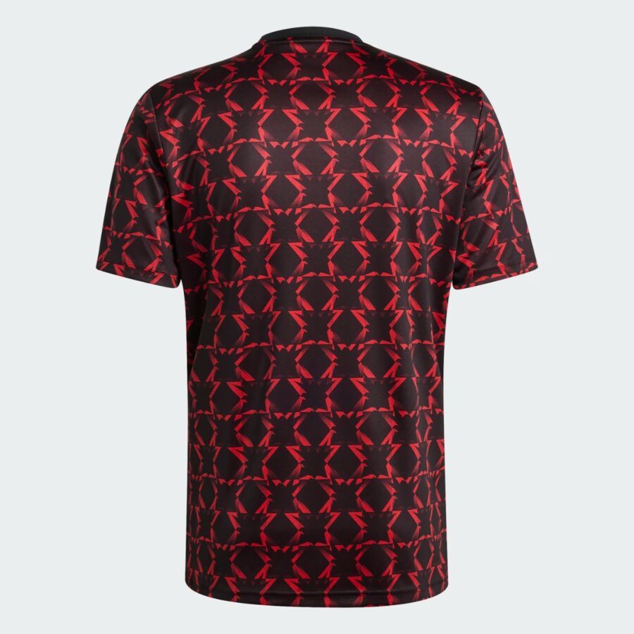 áo adidas manchester united 2425 pre-match jersey 'black red' it1996