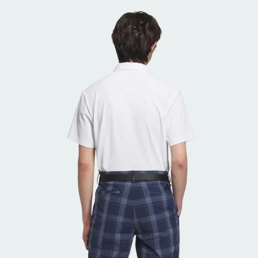 áo adidas polo golf adidas monogram 'white' je7146
