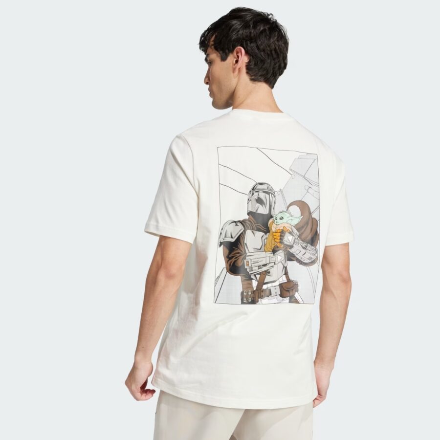 áo adidas t-shirt x star wars™ the mandalorian nam 'off white' ji5715