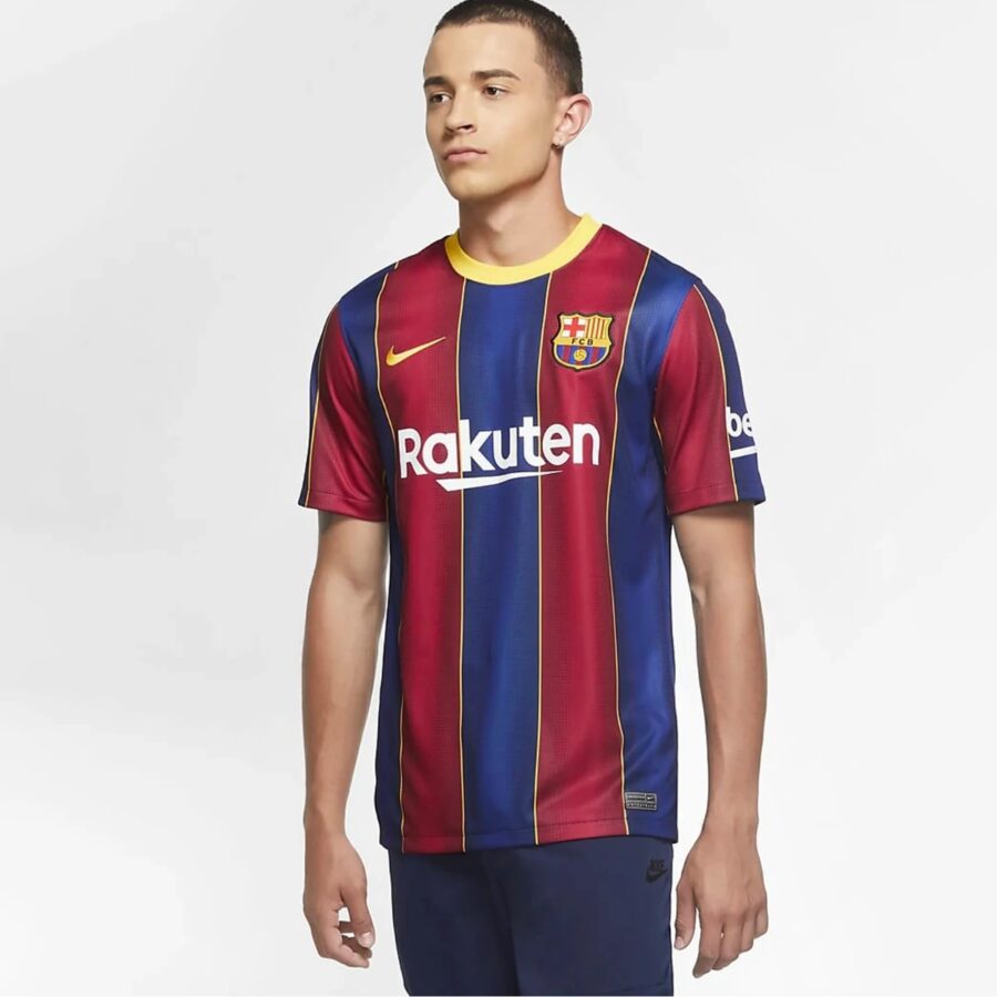 áo nike fc barcelona 202021 stadium home jersey 'blue' cd4232-456