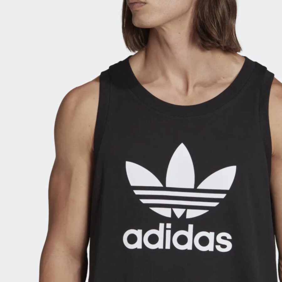 áo adidas originals adicolor classics trefoil tank top 'black white' ia4811