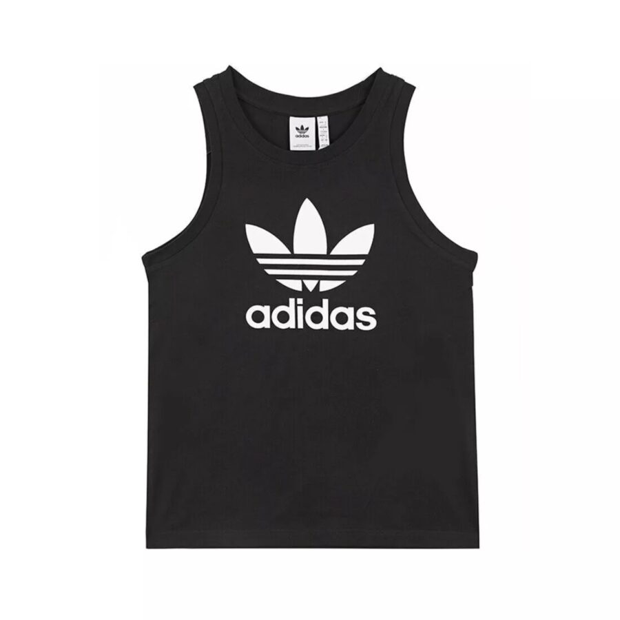 áo adidas originals adicolor classics trefoil tank top 'black white' ia4811