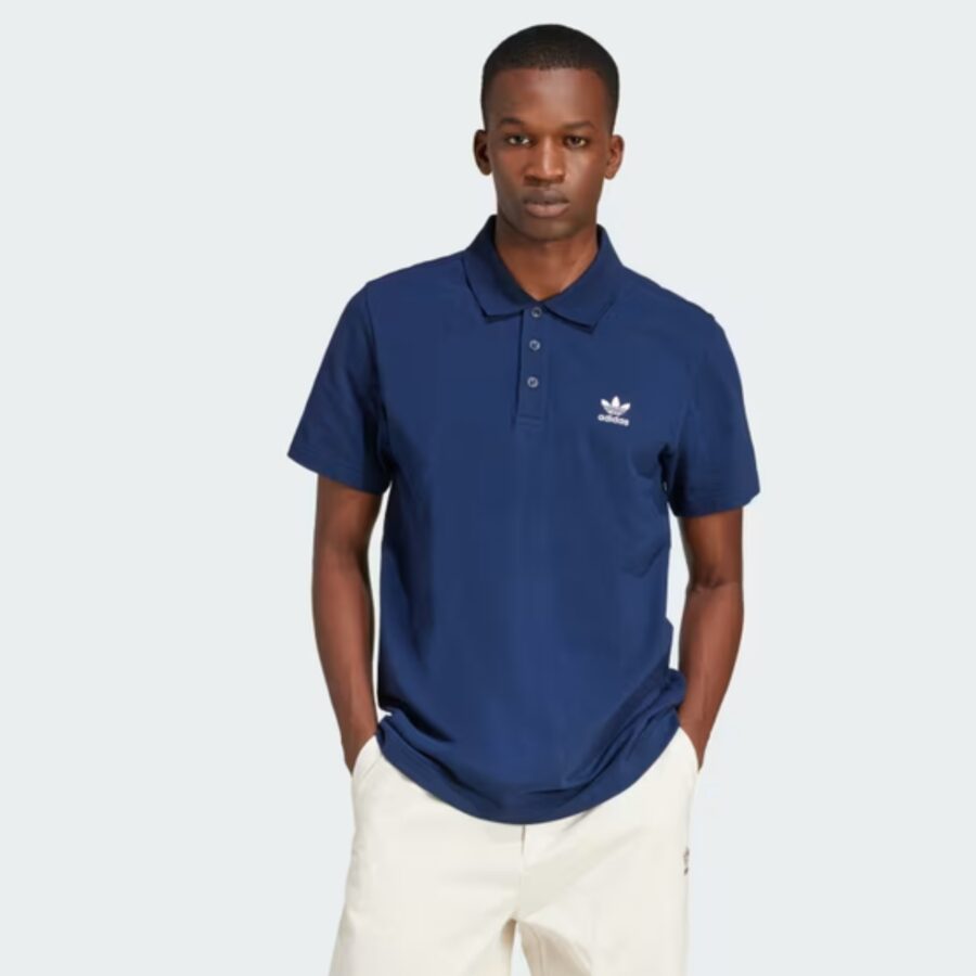 áo adidas polo essentials ba lá nam 'night indigo' jd2440