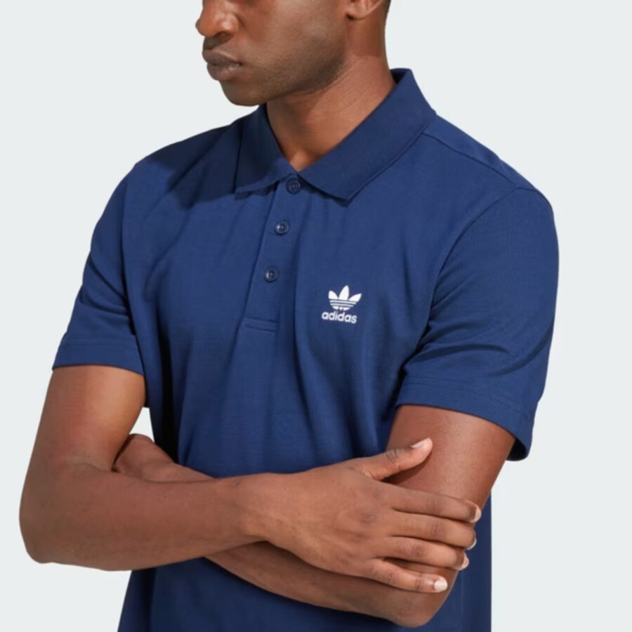 áo adidas polo essentials ba lá nam 'night indigo' jd2440