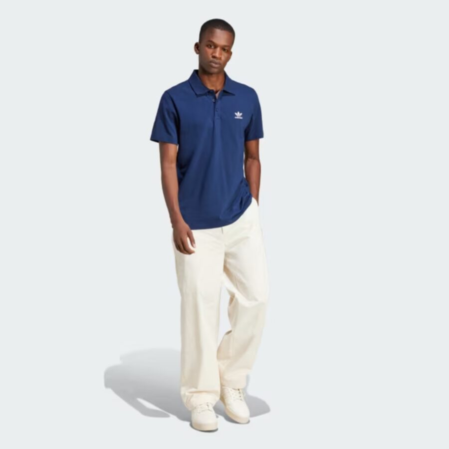 áo adidas polo essentials ba lá nam 'night indigo' jd2440