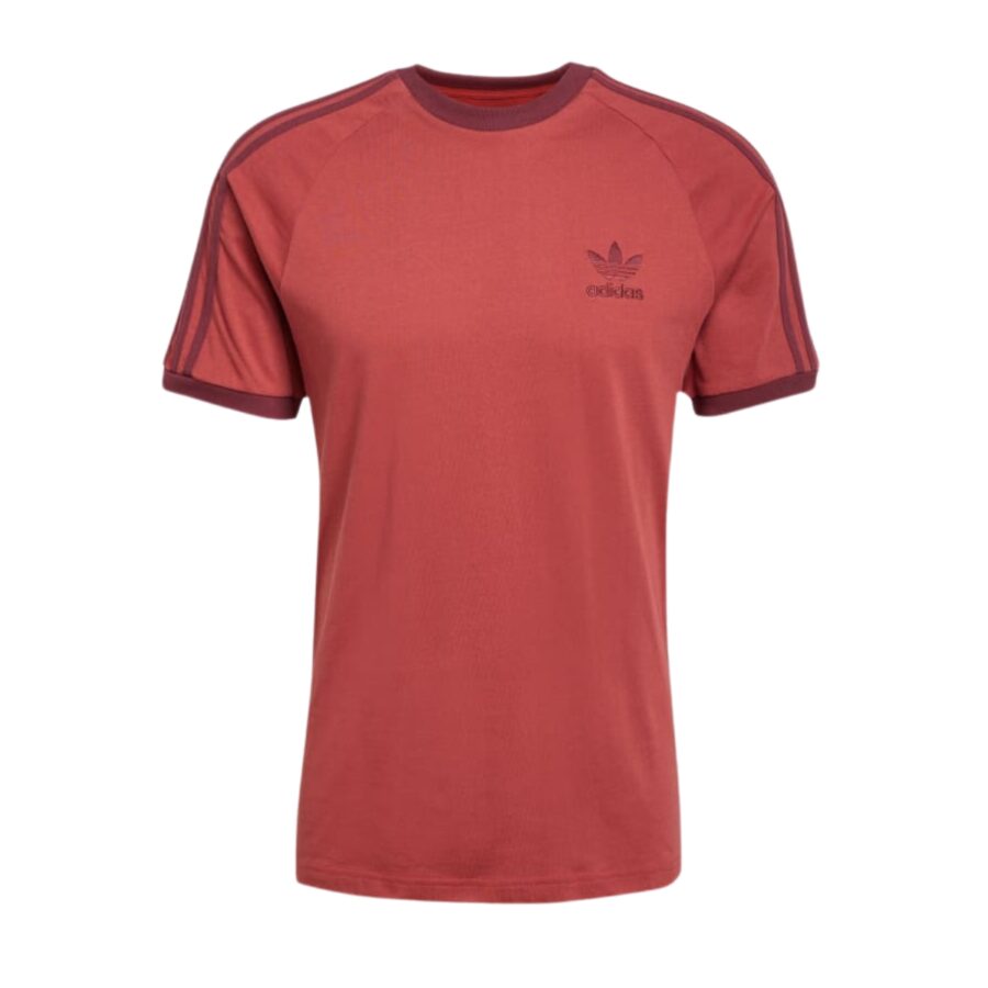 áo adidas t-shirt 3 sọc classics adicolor nam 'preloved ruby' jn7019