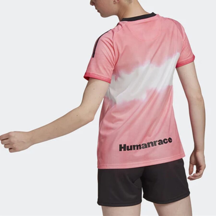 áo adidas x human race crossover au player edition 20-21 season juventus jersey pink gj9096