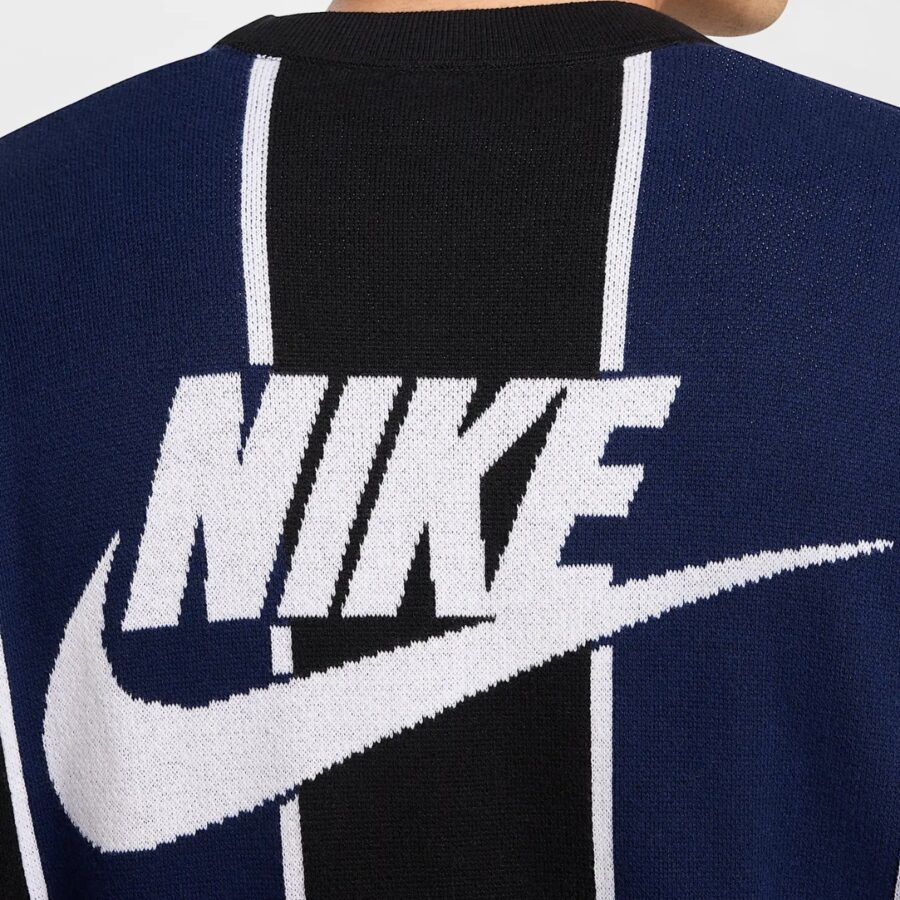 áo nike club men's fairway striped sweater 'midnight navy' hm4813-010