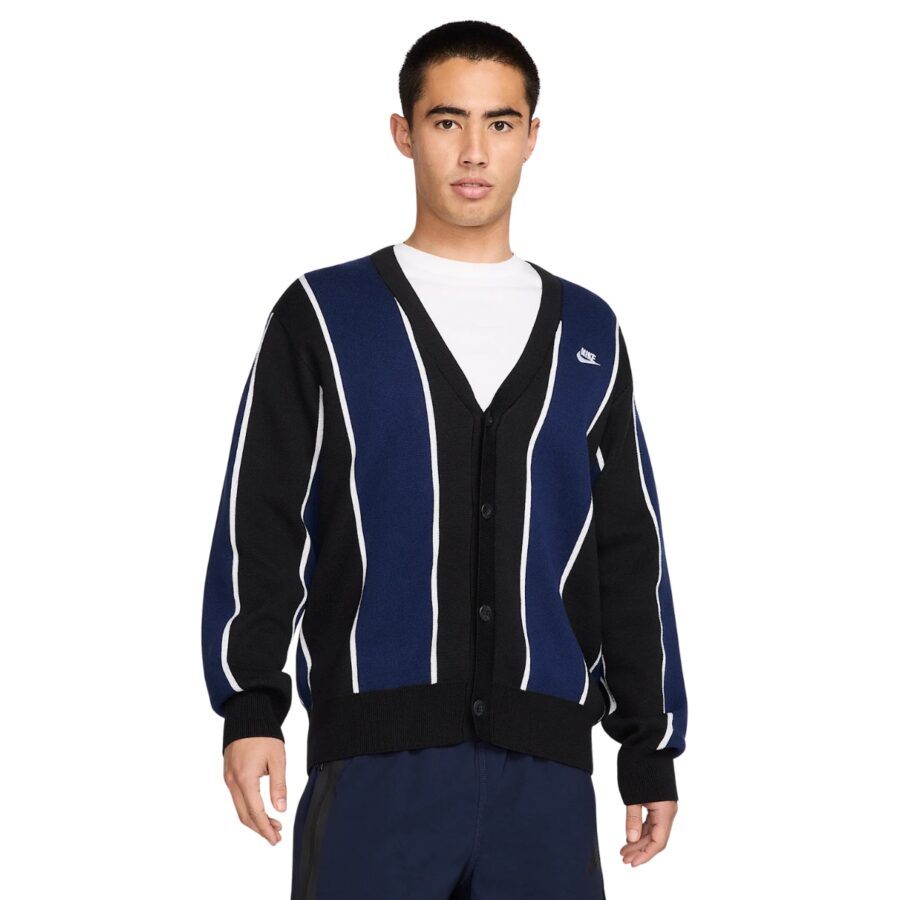 áo nike club men's fairway striped sweater 'midnight navy' hm4813-010