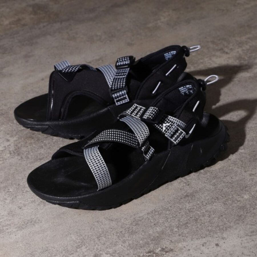 dép nike oneonta sandal 'black pure platinum' dj6603-001