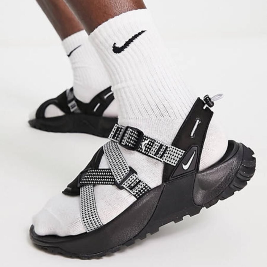 dép nike oneonta sandal 'black pure platinum' dj6603-001