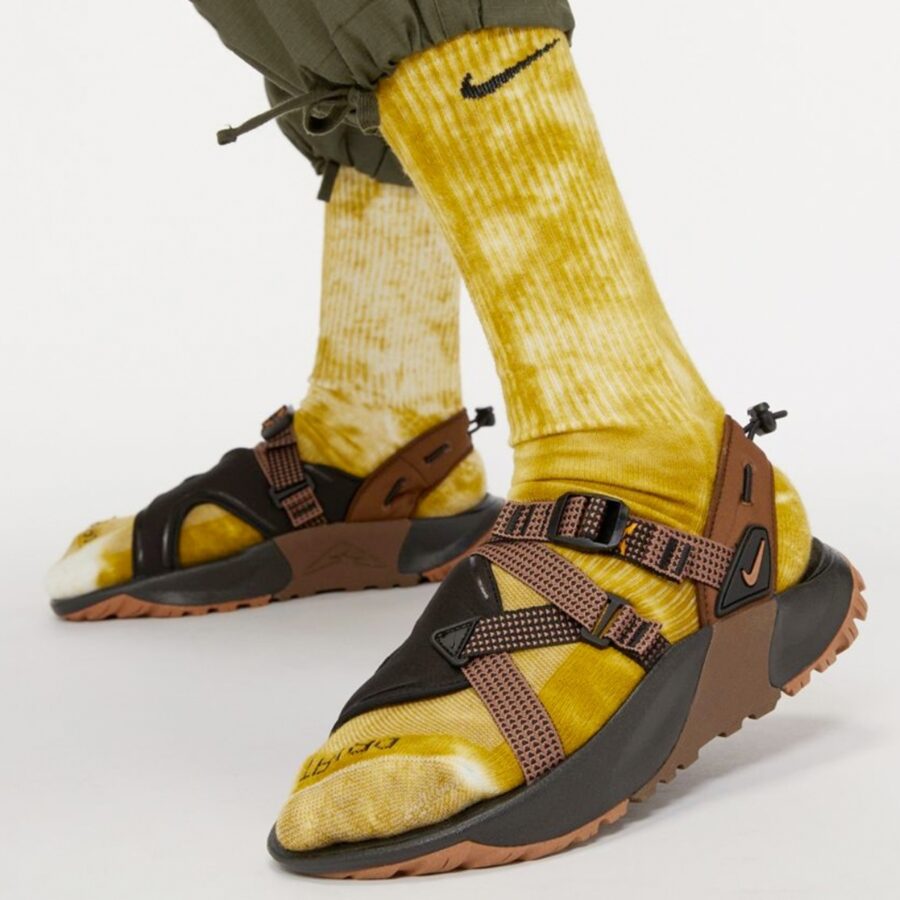 dép nike oneonta sandal sports black brown sandals 'black brown' dj6603-002
