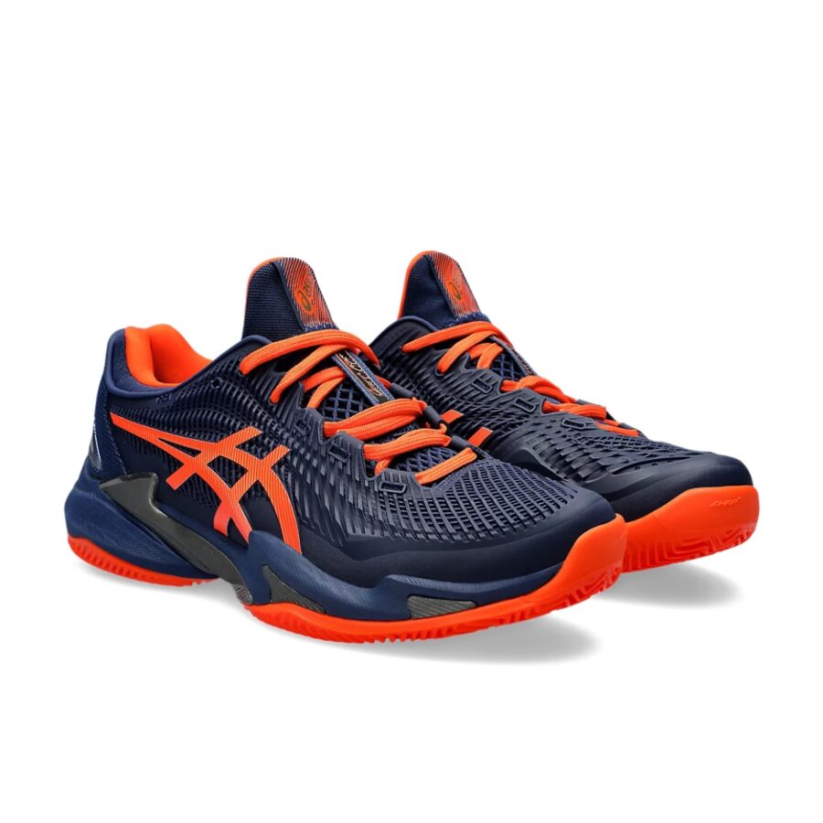 giày asics court ff 3 clay 'dark blue orange' 1041a371-401