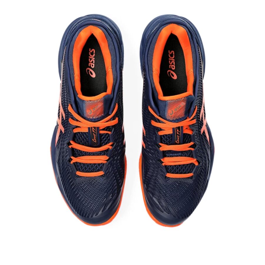 giày asics court ff 3 clay 'dark blue orange' 1041a371-401