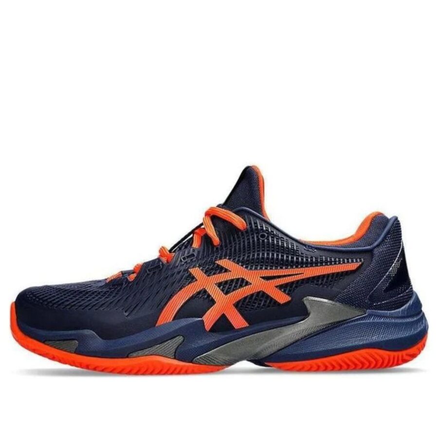 giày asics court ff 3 clay 'dark blue orange' 1041a371-401