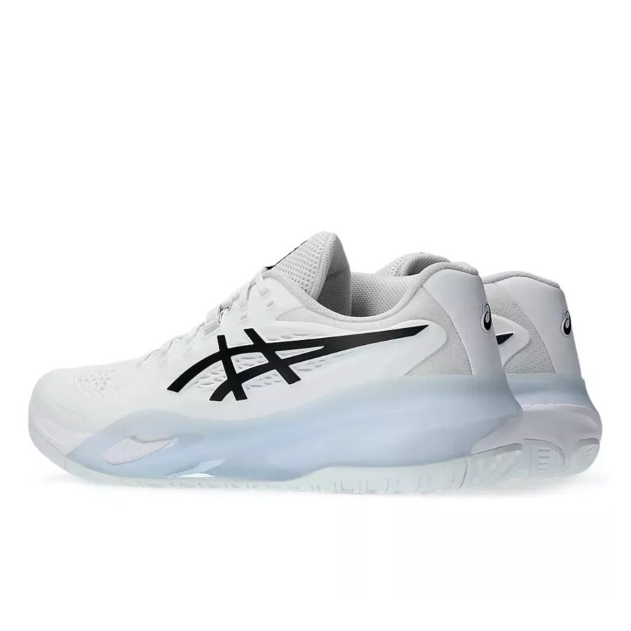 giày tennis/pickleball asics men's gel-resolution x white black 1041a481-100