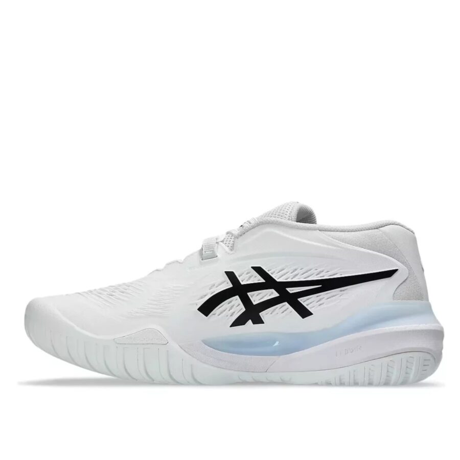 giày tennis/pickleball asics men's gel-resolution x white black 1041a481-100
