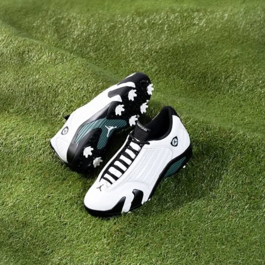 giày air jordan 14 golf 'oxidized green' hj7710-100