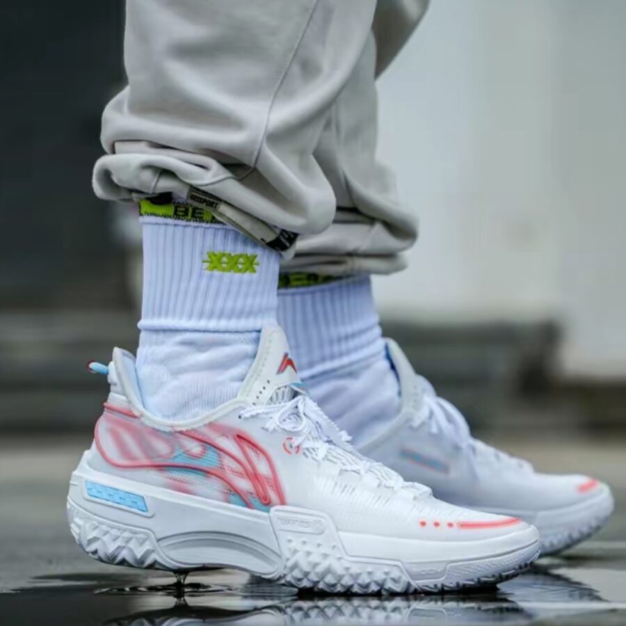 giày li-ning jie ao low 'white flame' abfu019-8