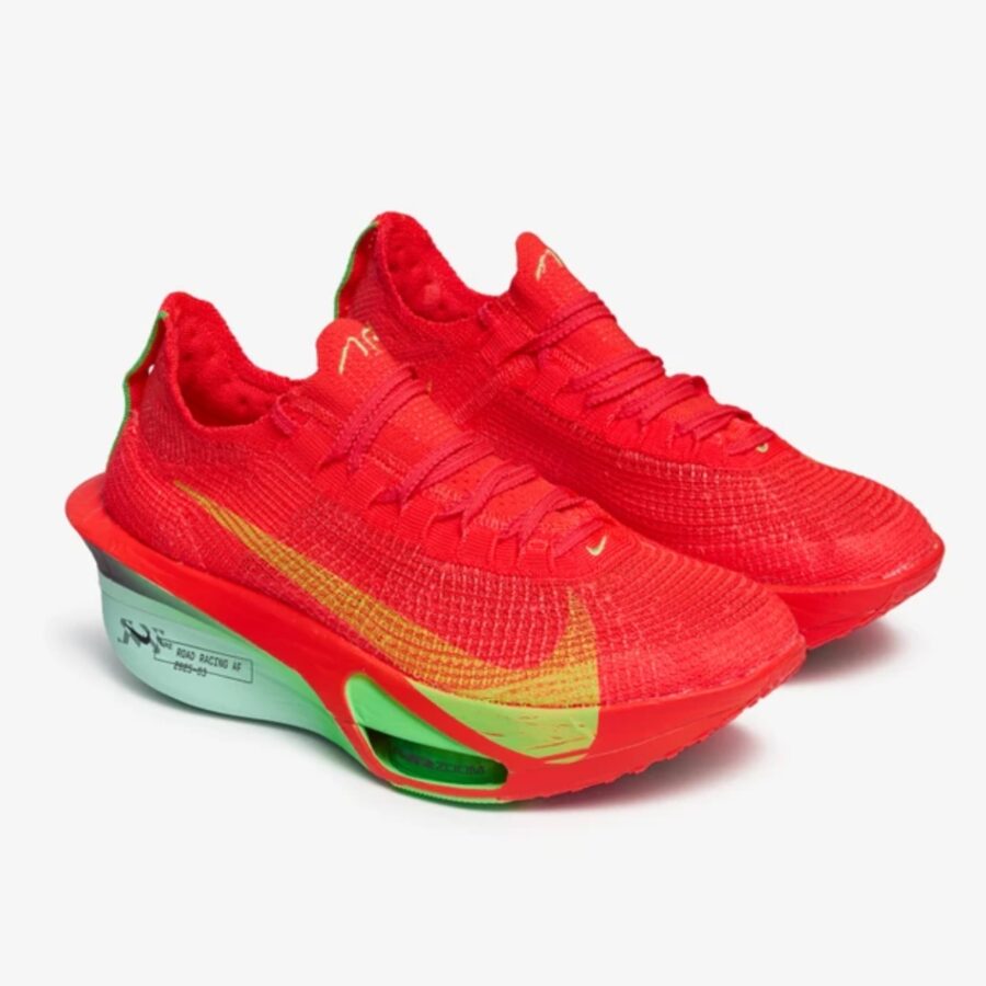 giày nike alphafly 3 road racing bright crimson lime fd8311-600