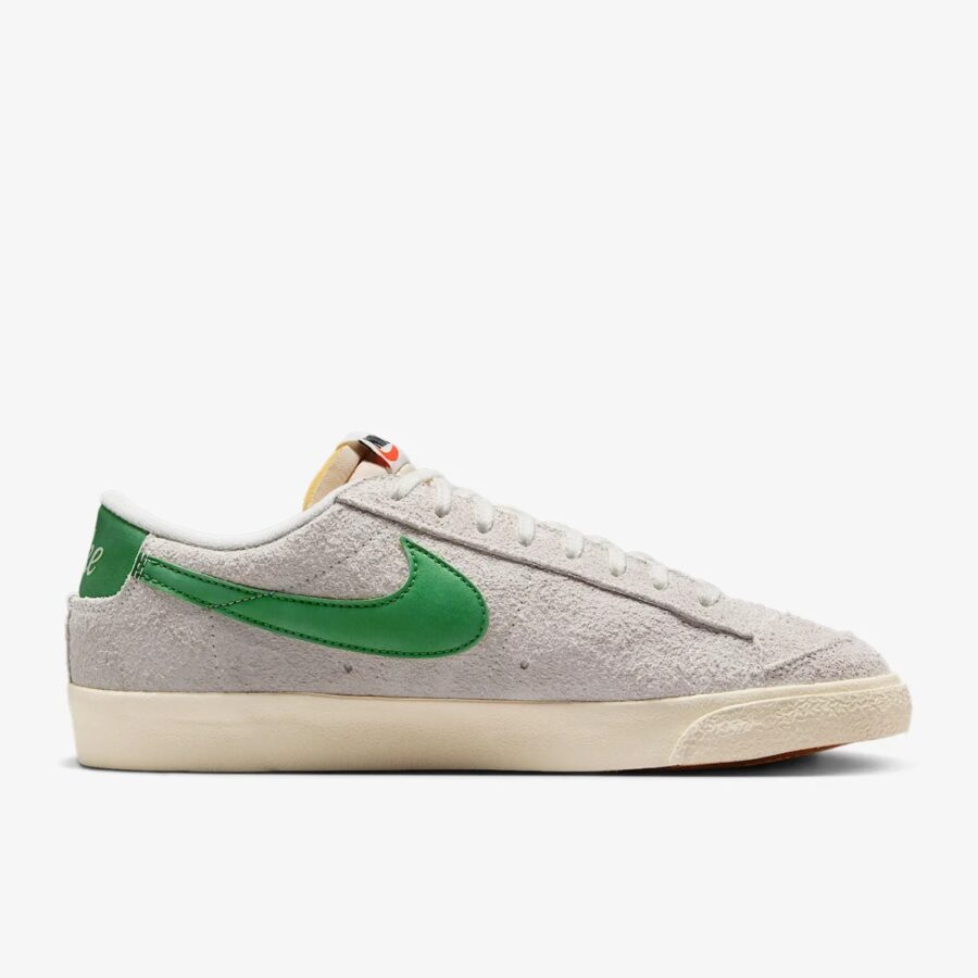 giày nike blazer low '77 premium 'coconut milk kelly green' hf3158-101