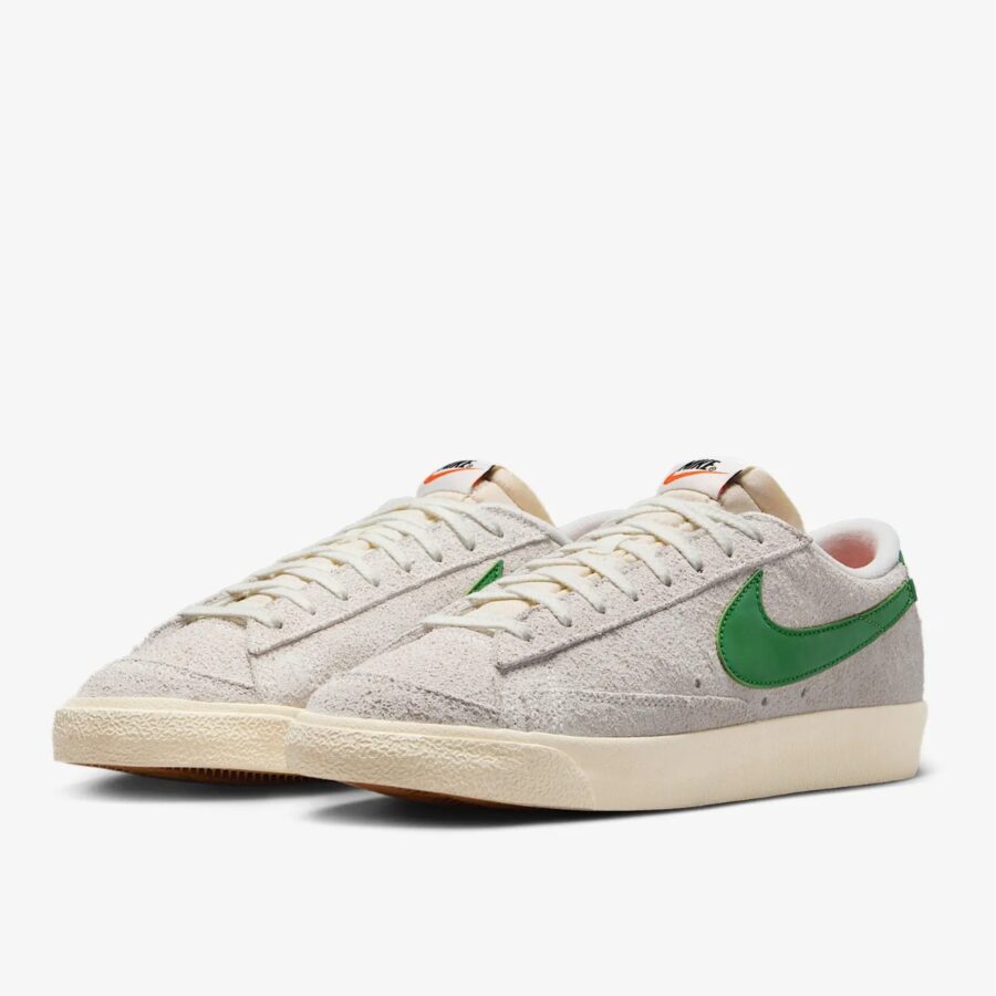 giày nike blazer low '77 premium 'coconut milk kelly green' hf3158-101
