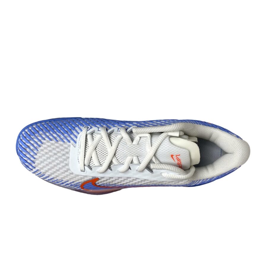 giày tennis/pickleball nike court air zoom vapor 11 hc white light wild mango royal pulse dr6965-106