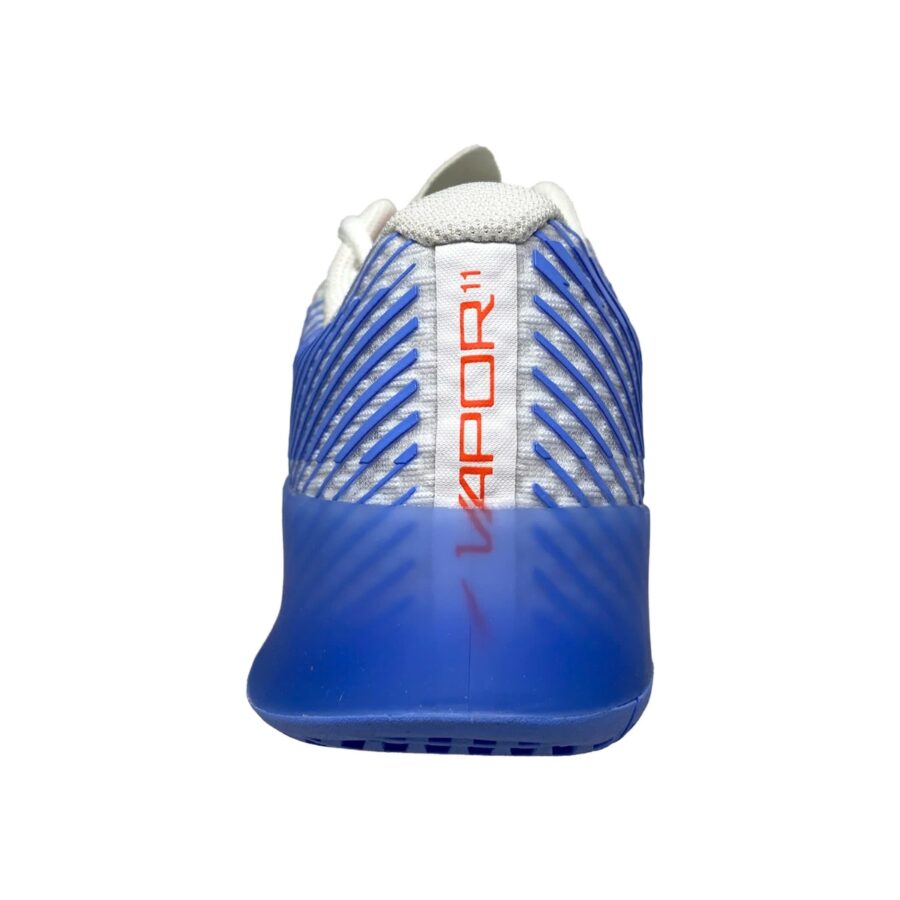 giày tennis/pickleball nike court air zoom vapor 11 hc white light wild mango royal pulse dr6965-106