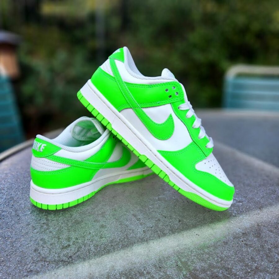 giày nike dunk low green strike hv0842-133