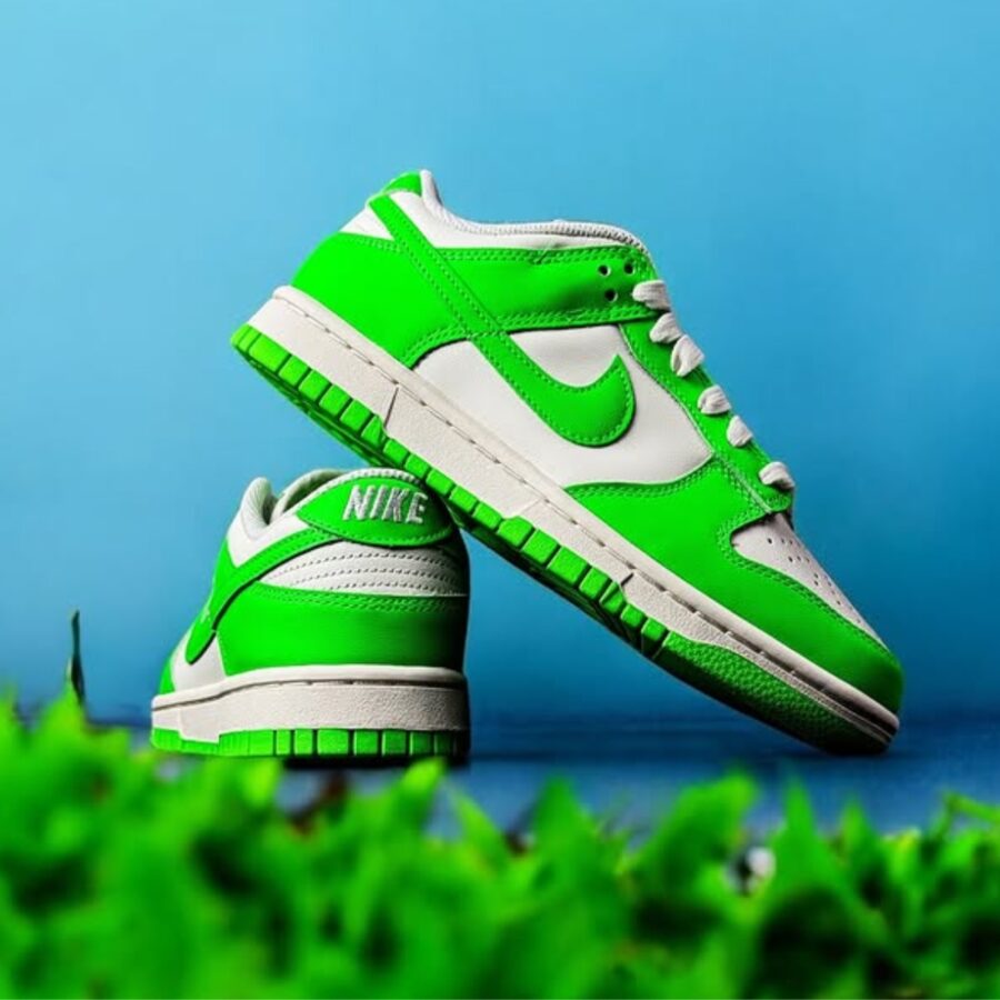 giày nike dunk low green strike hv0842-133