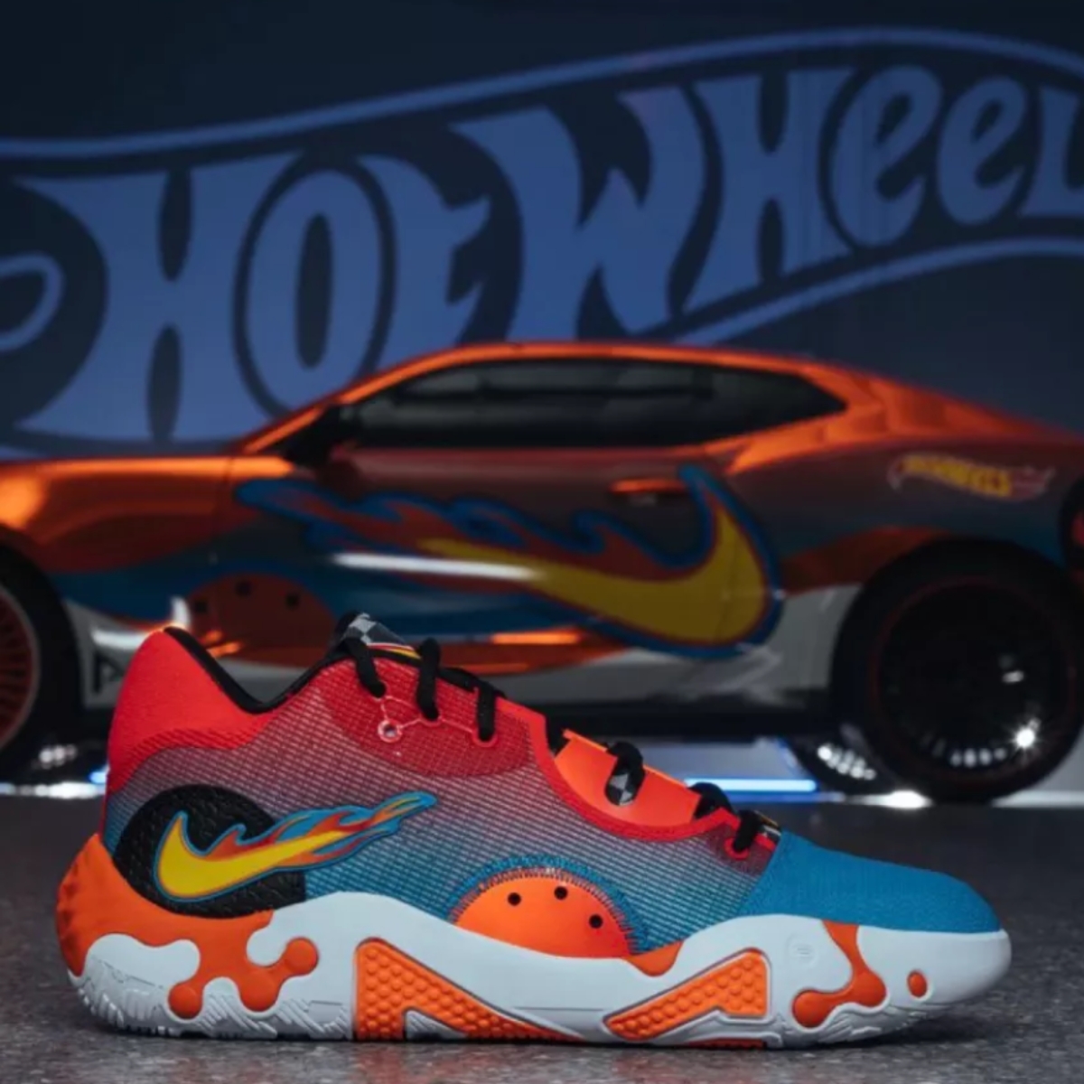 giày nike pg 6 ep 6 'hot wheels' dh8445-400 (2) giày nike pg 6 ep 6 'hot wheels' dh8445-400