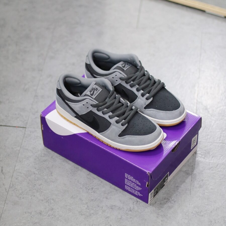 giày nike sb dunk low pro 'black smoke grey' hf3063-001