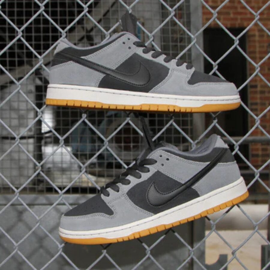 giày nike sb dunk low pro 'black smoke grey' hf3063-001