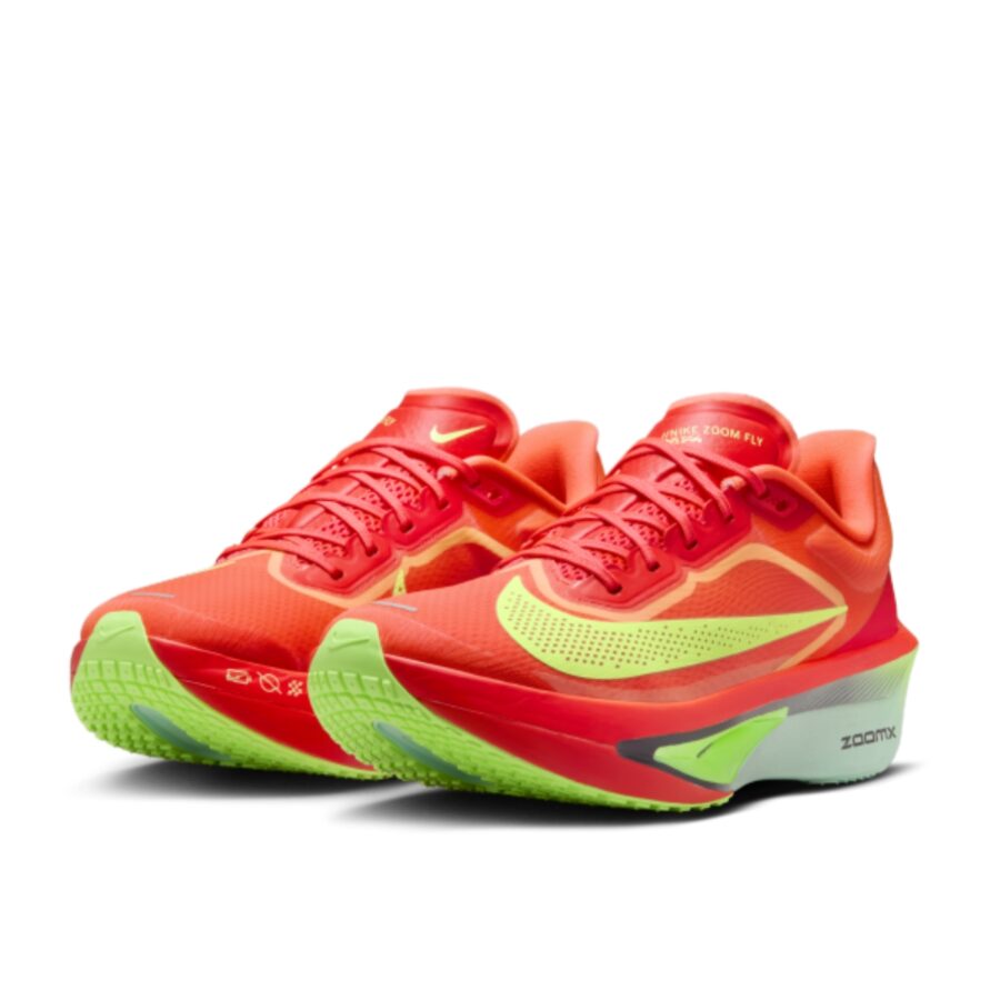 giày nike zoom fly 6 'bright crimson lime blast mint foam' fn8455-601
