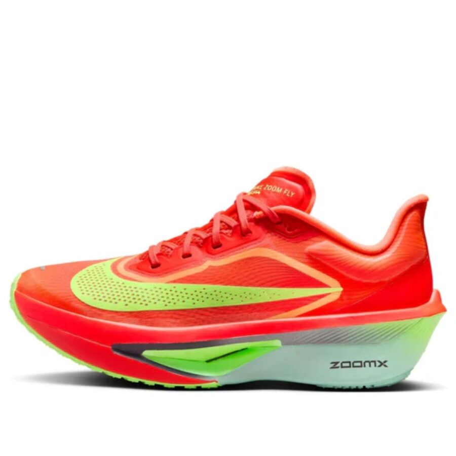 giày nike zoom fly 6 'bright crimson lime blast mint foam' fn8455-601