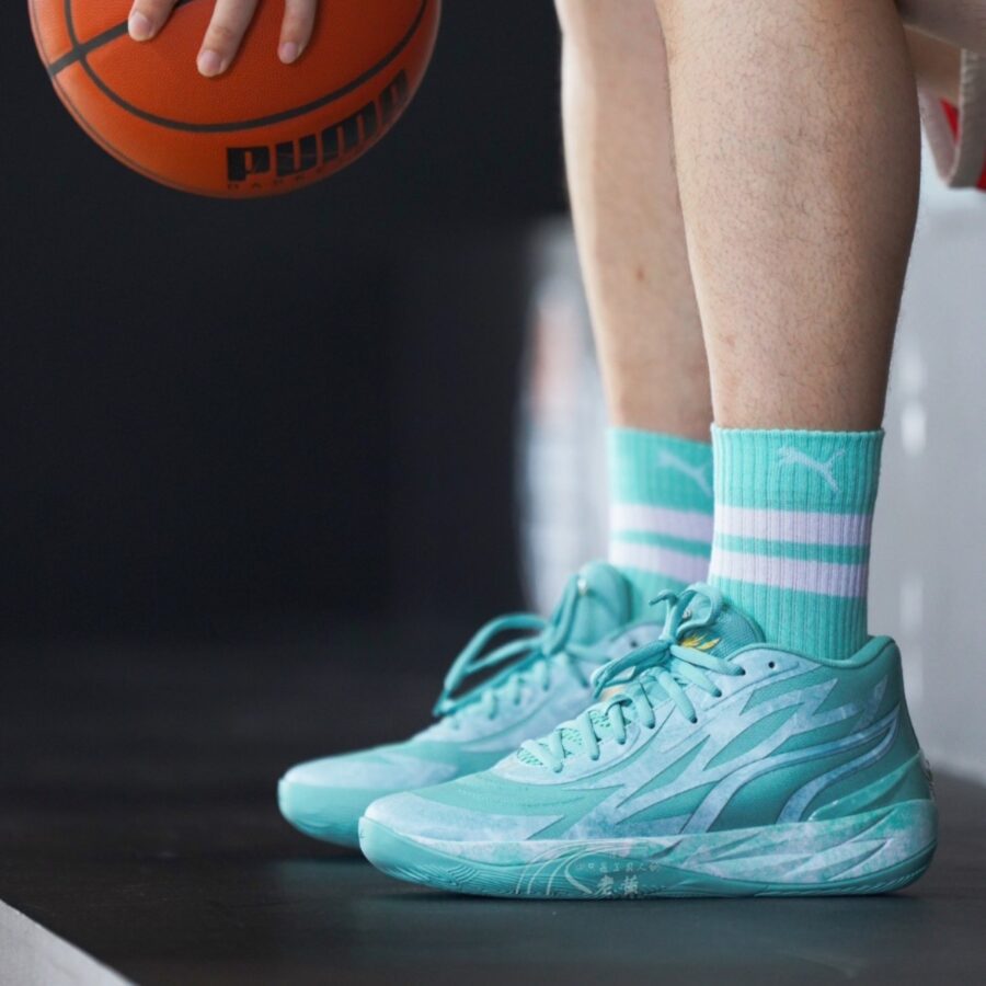 giày puma lamelo ball mb 02 lunar new year ‘jade’ 378284-01