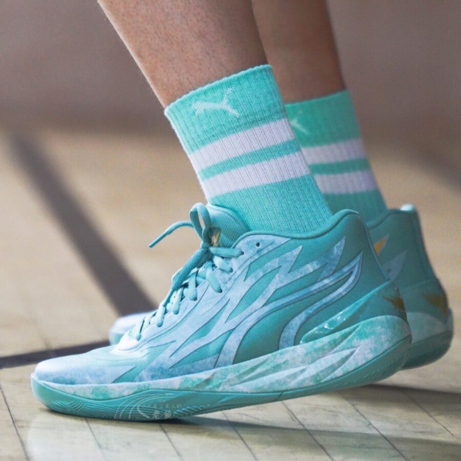 giày puma lamelo ball mb 02 lunar new year ‘jade’ 378284-01