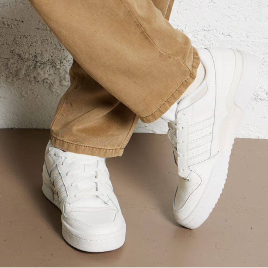 giày adidas forum low cl 'white grey' ih7828