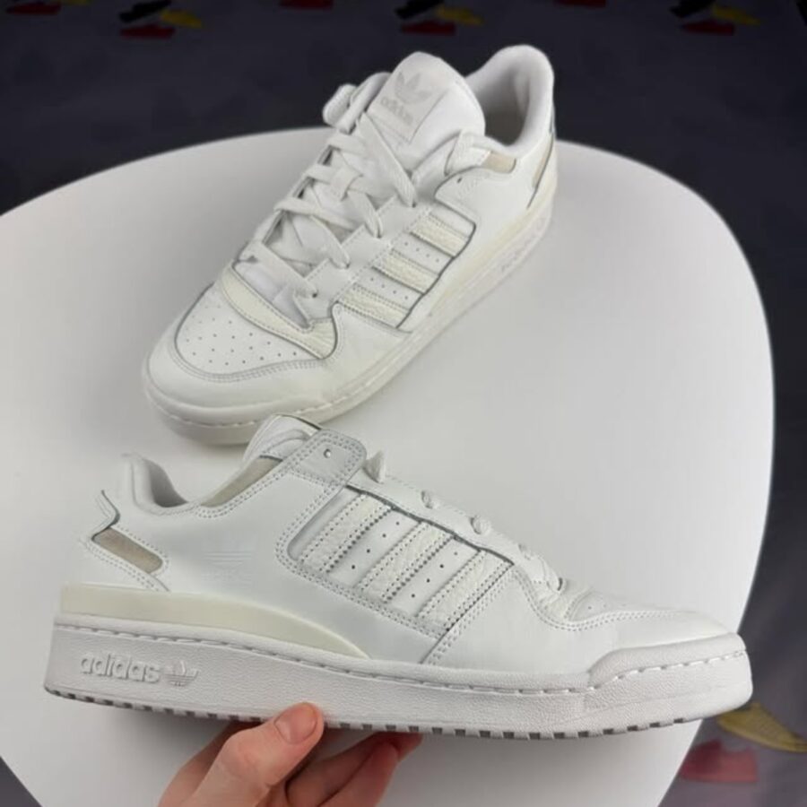 giày adidas forum low cl 'white grey' ih7828