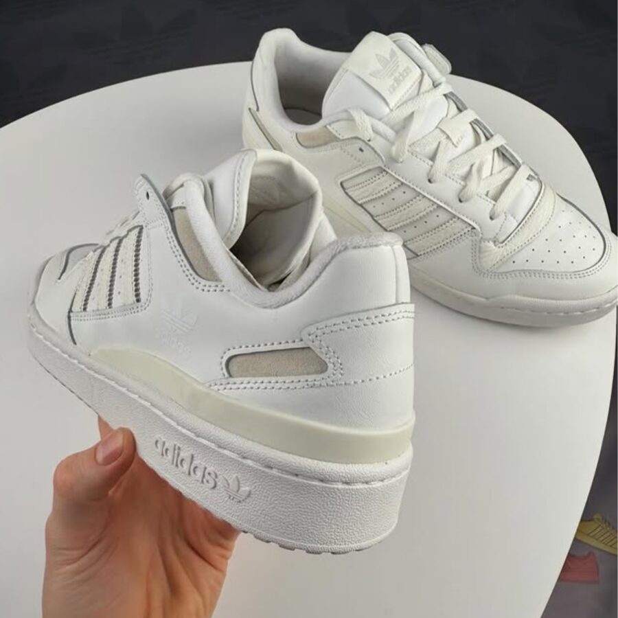 giày adidas forum low cl 'white grey' ih7828