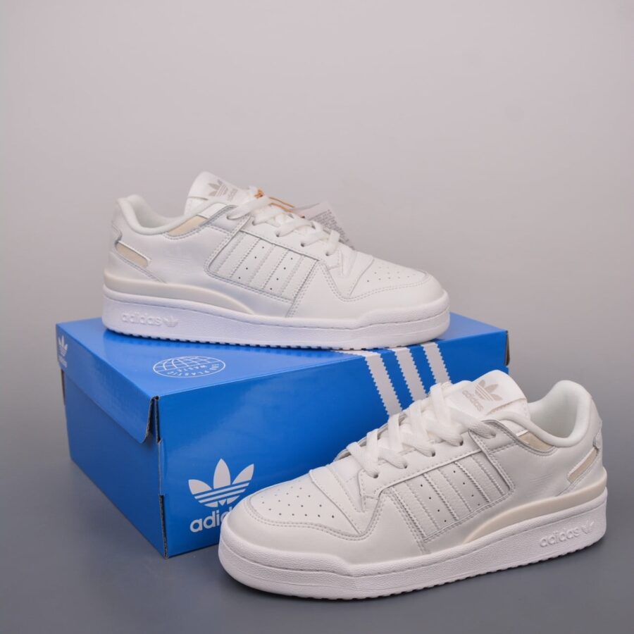 giày adidas forum low cl 'white grey' ih7828