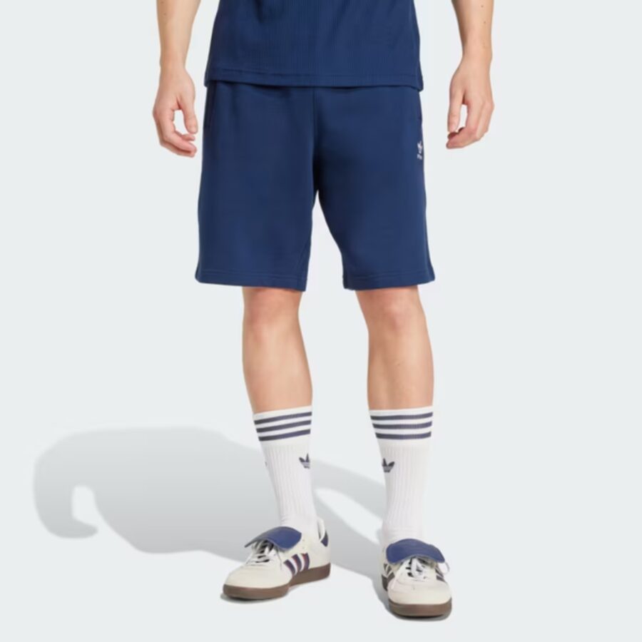 quần adidas short essentials ba lá nam 'night indigo' iy8521