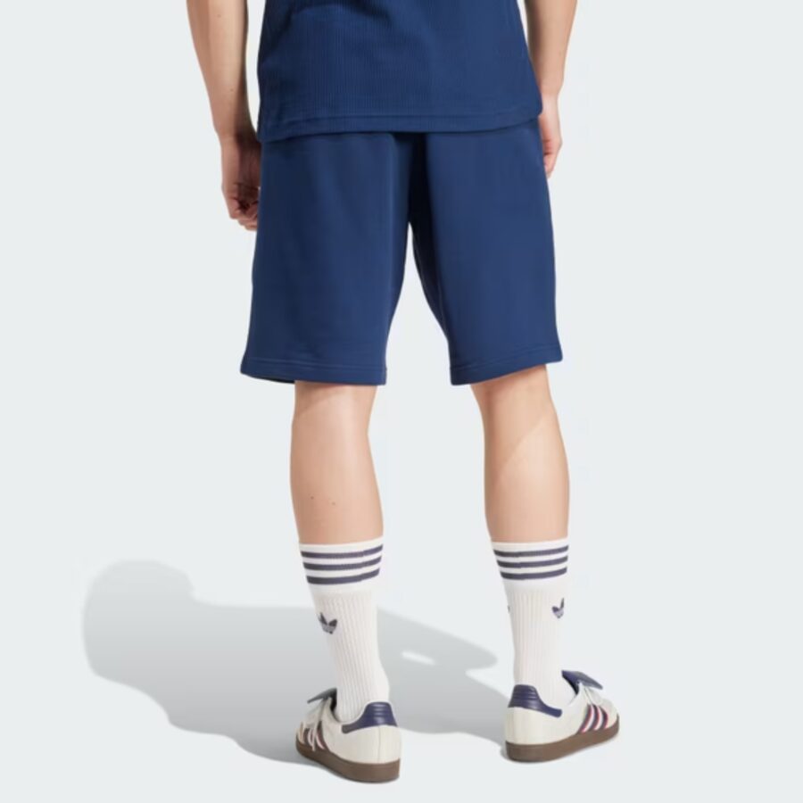 quần adidas short essentials ba lá nam 'night indigo' iy8521