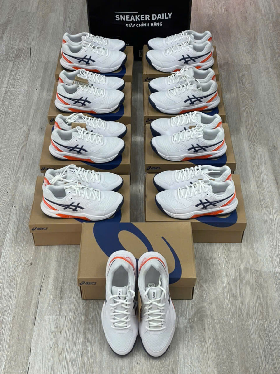 giày tennis/pickleball asics gel-dedicate 8 'indigo fog' 1041a408-110